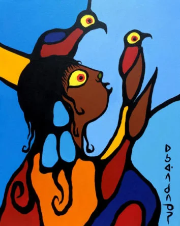 The Artist as a Young Man - Norval Morrisseau | Art as Medicine The Artist as a Young Man - Norval Morrisseau | Art as Medicine
