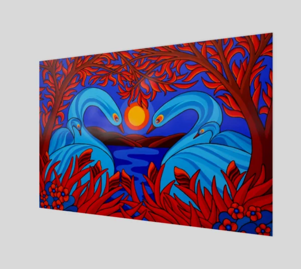 Swan Lake (Art Poster) Brona Wingell